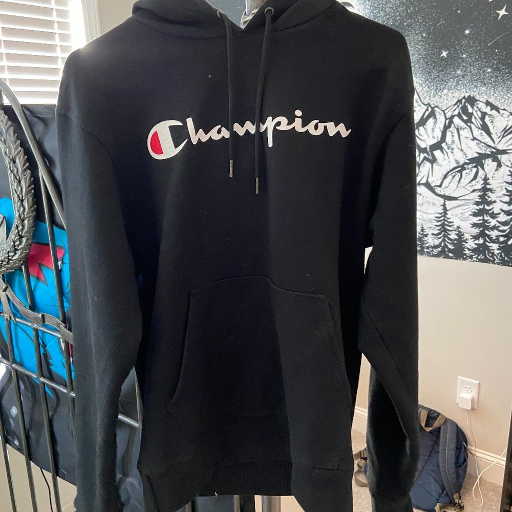 Champion Spellout Hoodie